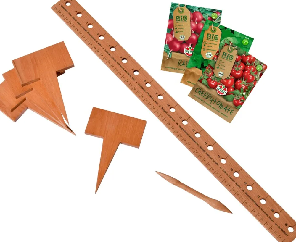 Dobar Pflanzen-Starter-Set aus Buchenholz Sale