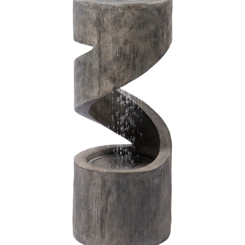 Polyresin-Brunnen mit Pumpe und LED´s, rund ^ Dobar Clearance