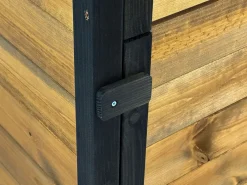 Rollbarer Gartenschrank mit Pflanzkasten inkl. Schafswolle, Gr. M - Braun/Schwarz ^ Dobar Sale
