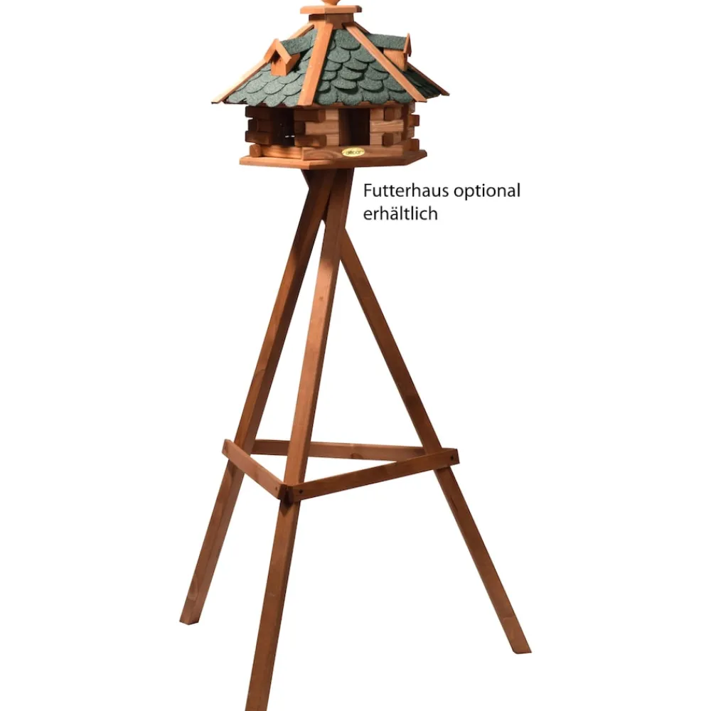 Dobar Rustikaler Vogelhaus-Ständer mit 3 Standbeinen