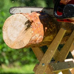 Dobar Sägebock Massivholz, Natur Discount
