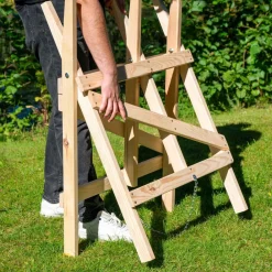 Dobar Sägebock Massivholz, Natur Discount