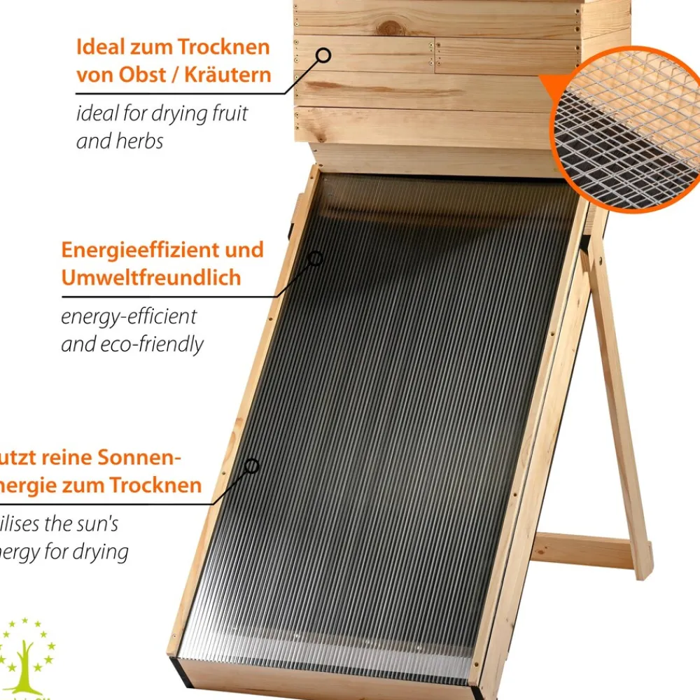 Solar-Trockner aus Holz ^ Dobar Best