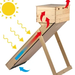 Solar-Trockner aus Holz ^ Dobar Best