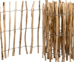 Dobar Staketen-Zaun Haselnuss 90x500cm Clearance