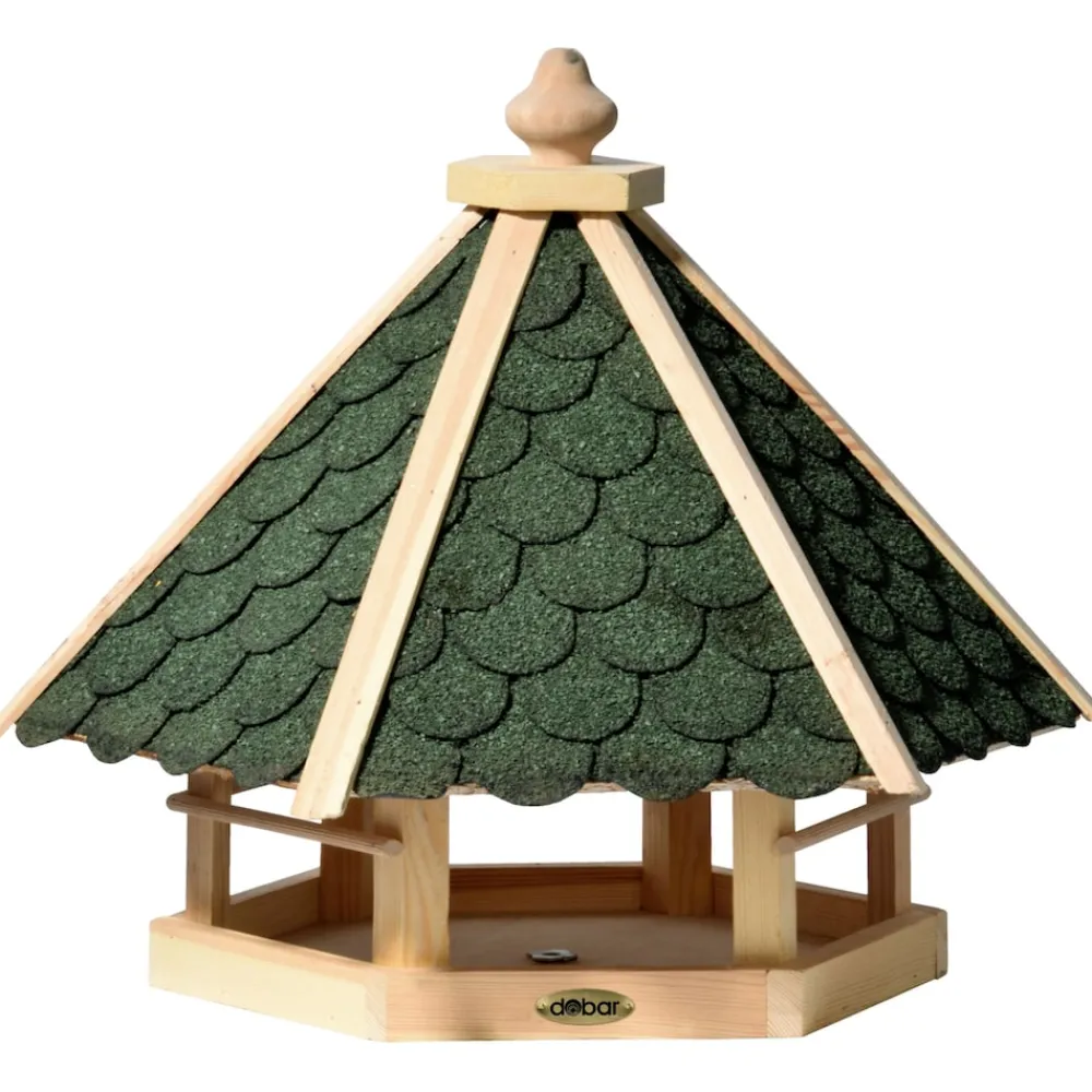 Vogelhaus aus Holz sechseckig ^ Dobar