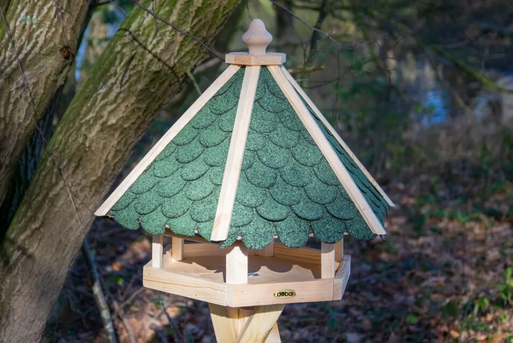 Vogelhaus aus Holz sechseckig ^ Dobar