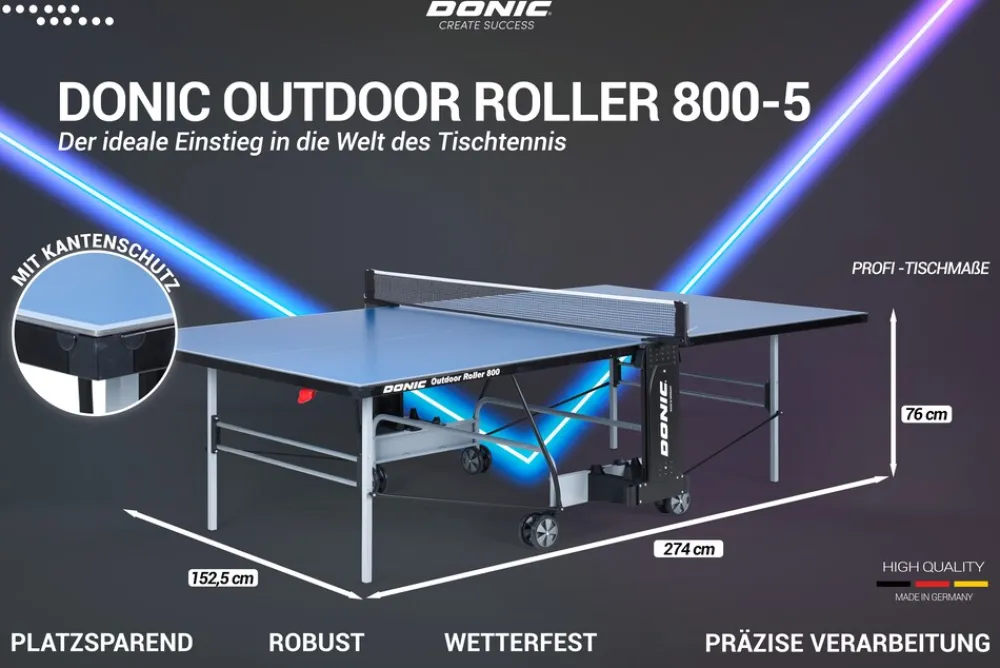Donic Outdoor Roller 800-5, blau Sale