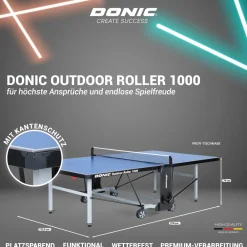 Outdoor Roller 1000, - versch. Farben ^ Donic Clearance