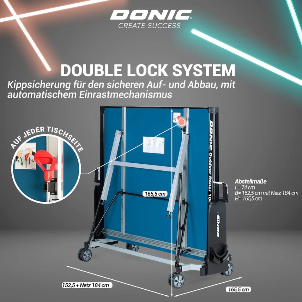 Outdoor Roller 1000, - versch. Farben ^ Donic Clearance