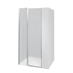 Dusbad Duschkabine Vital 5 Pendeltür an Festteil Nische Anschlag Tür: links, Breite: 100cm