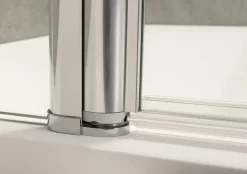 Dusbad Duschkabine/ Duschabtrennung Vital 2 Drehtür rechts + Duschwand links (Kombination) rechts 1000mm links 750mm Sale
