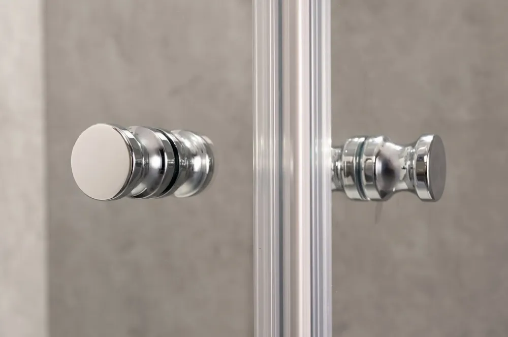 Dusbad Duschkabine/ Duschabtrennung Vital 2 Drehtür links + Duschwand rechts (Kombination) links 800mm rechts 1100mm Outlet