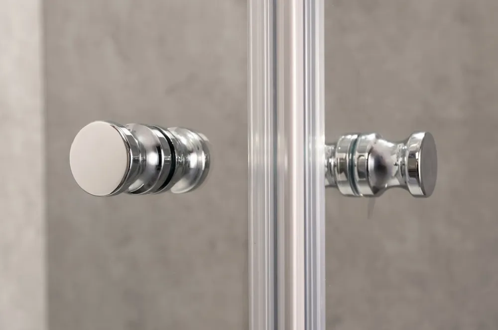 Dusbad Duschkabine/ Duschabtrennung Vital 2 Drehtür links + Duschwand rechts (Kombination) links 800mm rechts 1100mm Outlet