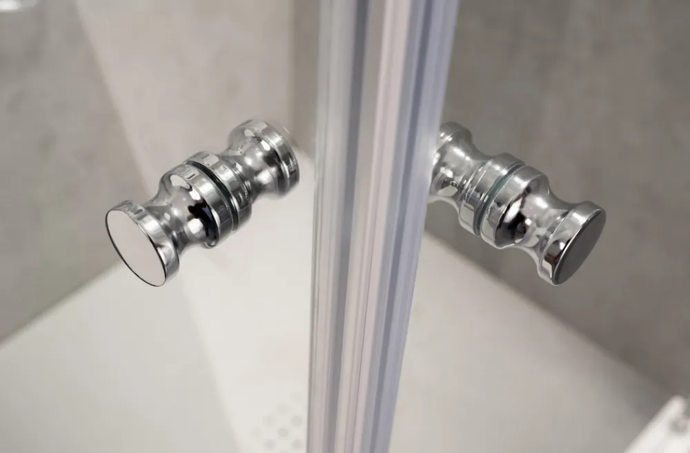 Dusbad Duschkabine/ Duschabtrennung Vital 2 Drehtür links + Duschwand rechts (Kombination) links 800mm rechts 1100mm Outlet