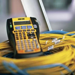 Rhino 5200 im stabilen Hartschalenkoffer Etikettendrucker ^ Dymo Discount