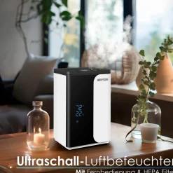 WLAN Ultraschall Luftbefeuchter 5L Smart Life App Fernbedienung ^ Echos Clearance