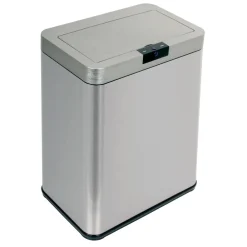 Abfalleimer mit Sensor 48L SQUARE - Inox Silver ^ ECHTWERK Outlet