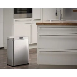 Abfalleimer mit Sensor 48L SQUARE - Inox Silver ^ ECHTWERK Outlet