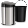 ECHTWERK Badabfalleimer 9L mit Sensor-INOX BRUSHED New
