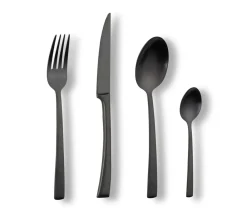 Besteck Set AVELINO 16tlg - schwarz matt ^ ECHTWERK Discount