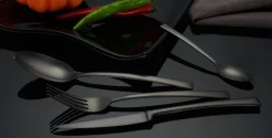 Besteck Set AVELINO 16tlg - schwarz matt ^ ECHTWERK Discount