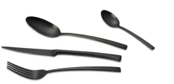 Besteck Set AVELINO 16tlg - schwarz matt ^ ECHTWERK Discount