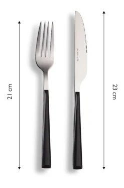 ECHTWERK Besteck Set "Basic" 16tlg black Best