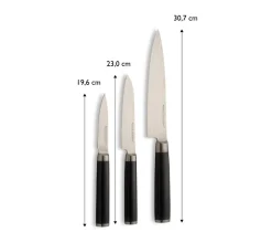 Damaszener Messer-Set, 3-teilig, Küchenmesser-Set ^ ECHTWERK Hot