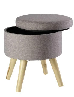  Sitzhocker MAX mit Holzfüßen ^ ECHTWERK New
