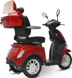Eco Engel 504, Elektromobil 25 km/h mit Li-io 30 AH Akku, Rot blau Best