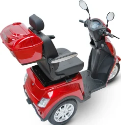 Eco Engel 504, Elektroroller 25 km/h mit 20 Ah Li-Io Akku, 1000 Watt, Rot blau Outlet