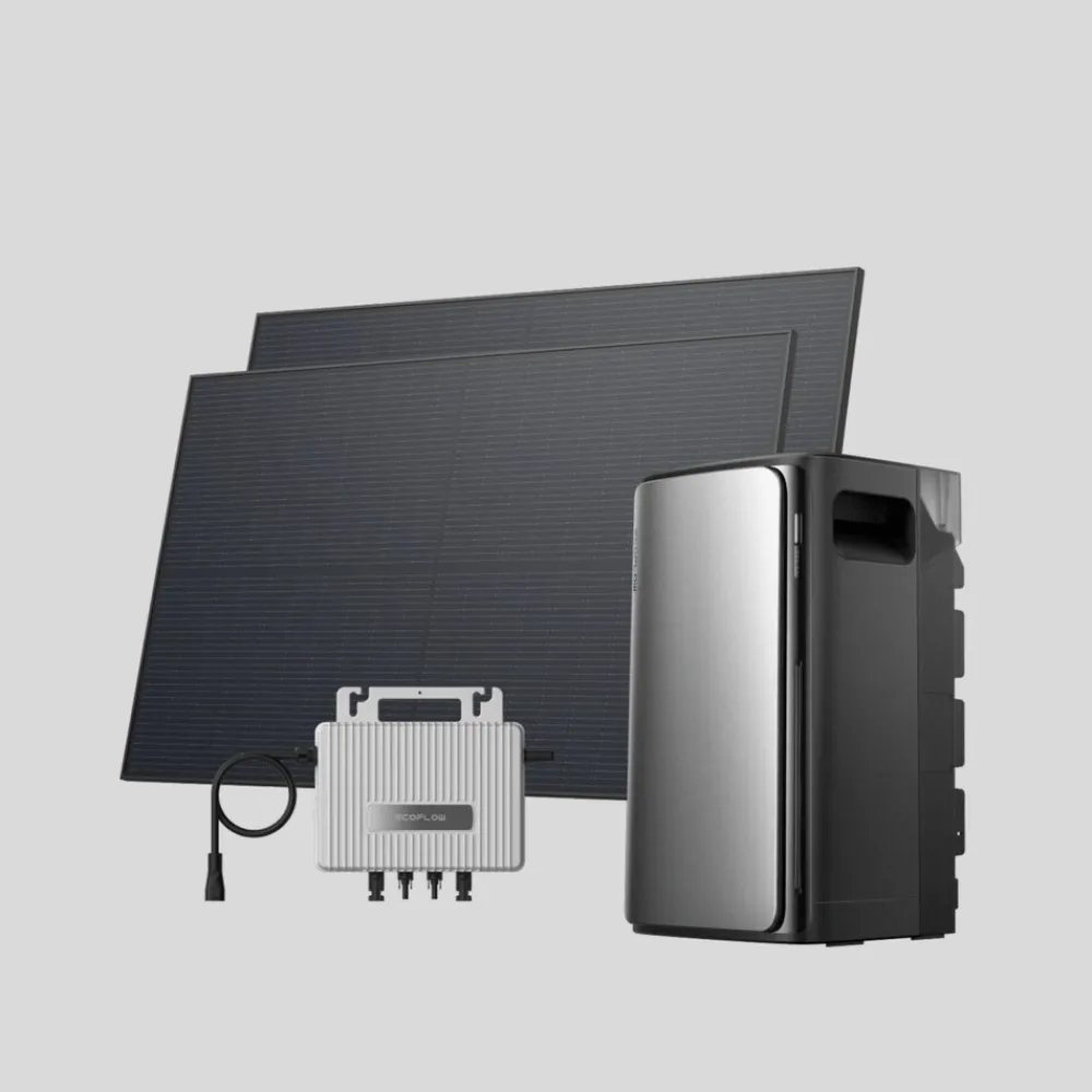 SUNNIVA ECOFLOW Mikro-Wechselrichter 800 W EFStreamMI800W für Balkonkraftwerk, IP67 wetterfest, Plug&Play Installation, 2 MPPT, Bluetooth & WIFI, inkl. 5m Anschlusskabel & 4x 1m Solar-Verlängerungen, Inverter Online