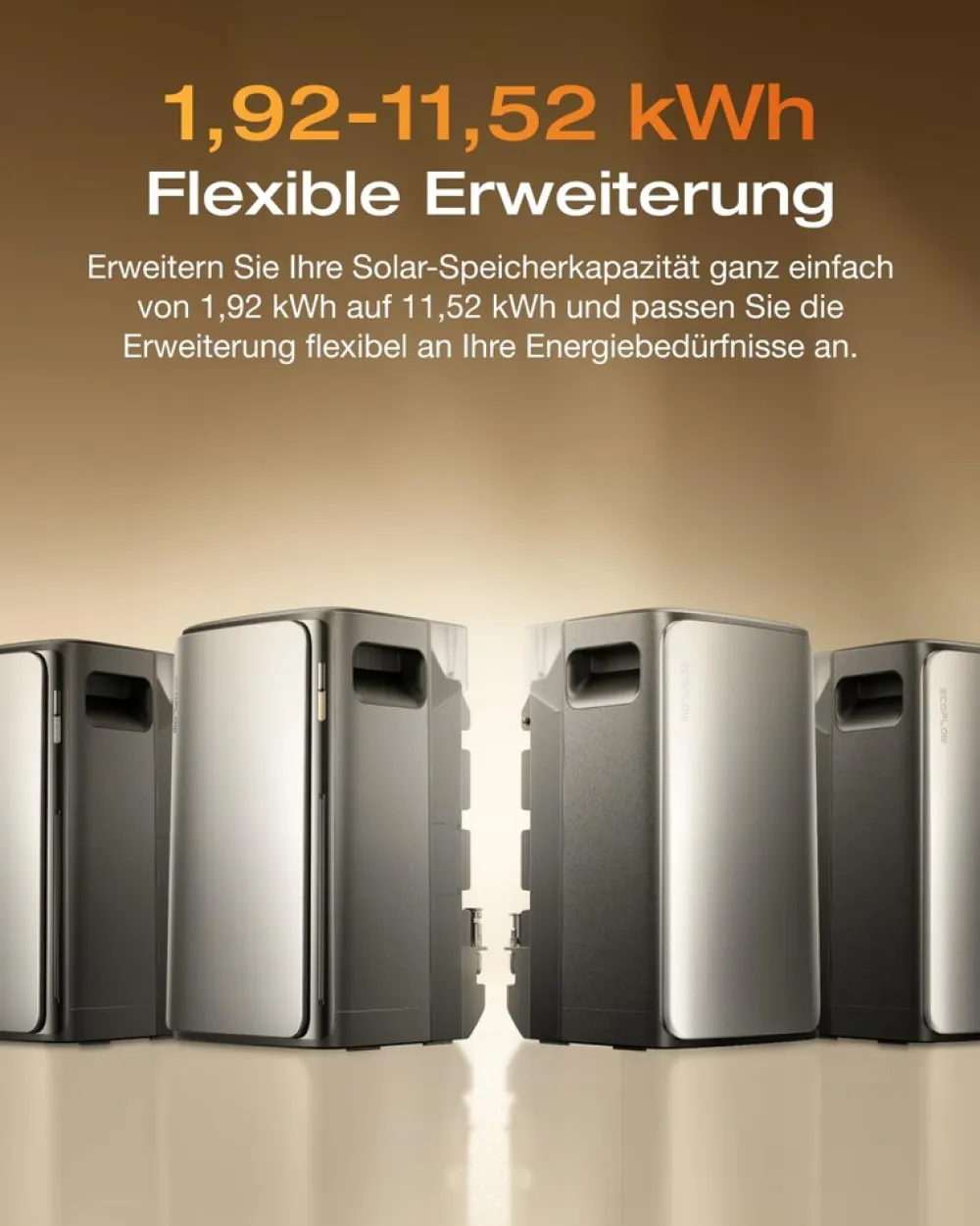 STREAM Ultra 1,92 kWh Speicher für Balkonkraftwerk 2080W ^ ECOFLOW Online