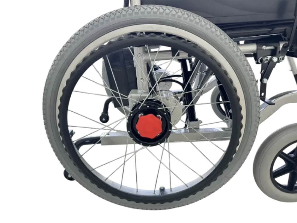 Elektrischer Rollstuhl SL-LYD0012 Doppel-Motor - 2 × 250W - Schwarz ^ ECONELO New