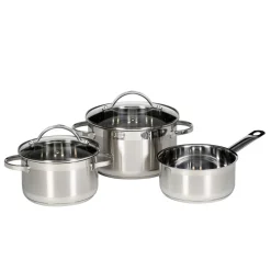 sonstige Edelstahl-Topfset Ohio, 3-teilig Discount