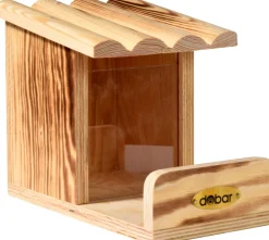 Eichhörnchen-Futterstation mit Futtersilo, Futterstelle aus Holz ^ Dobar Clearance