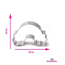 EinhornLiebe - Keks Ausstecher 4er Set - Einhorn, Stern, Regenbogen, Einhornkopf (Edelstahl) Discount