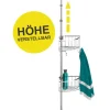 Eisl Teleskop Duschregal mit 4 Duschkörben Chrom