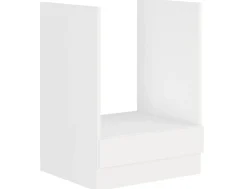 EKO White Herdunterschrank 60 Weiss matt Küchenzeile Küchenblock Einbauküche ^ Küchen-Preisbombe Online