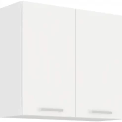EKO White Hängeschrank 80 Weiss matt Küchenzeile Küchenblock Küche Einbauküche ^ Küchen-Preisbombe New
