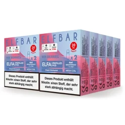 Elf Bar ELFA Prefilled Pod x 2 - Mixed Berries 2.0% , 10er Pack Hot