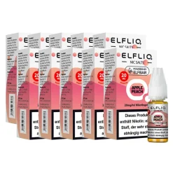 ELFBAR ELFLIQ - Apple Peach Nicotine Salt Liquid 10ml 2.0% 10er Pack ^ Elf Bar