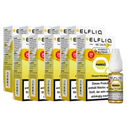 ELFBAR ELFLIQ - Mango Nicotine Salt Liquid 10ml 2.0% 10er Pack ^ Elf Bar Hot