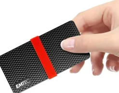 Emtec X200 Portable SSD Power Plus 2 TB, Schwarz (USB-C 3.2 Gen 1, ECSSD2TX200) Online