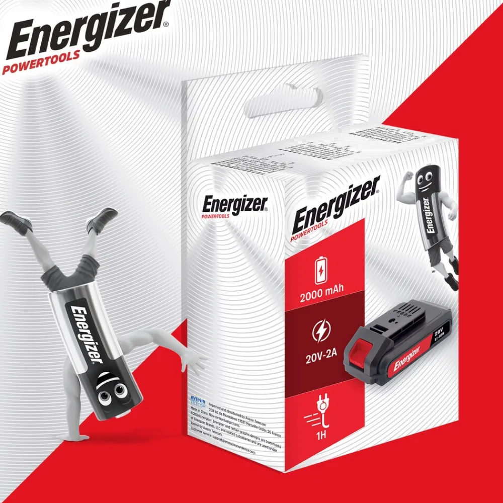 20V 2Ah Akku ^ Energizer Clearance
