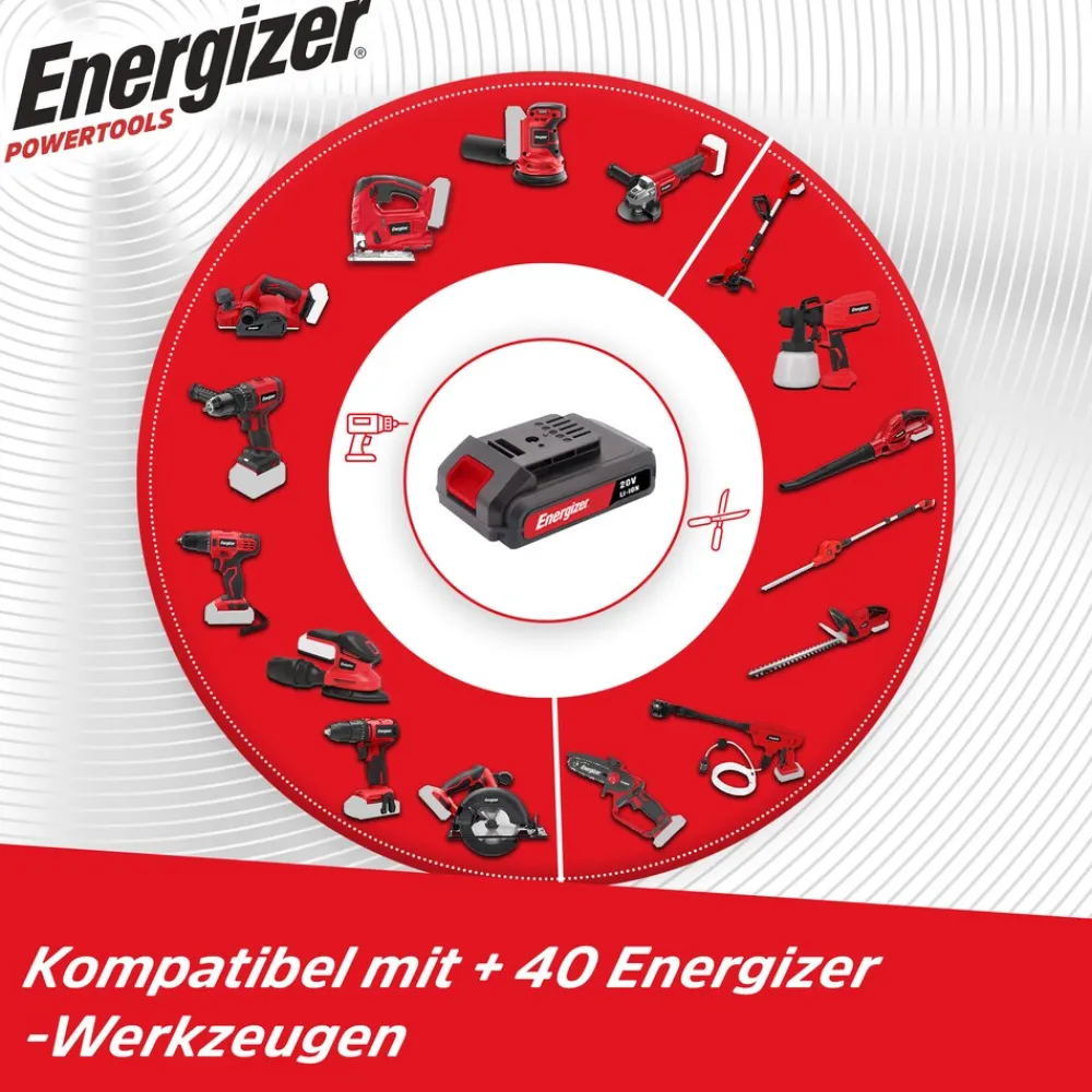 20V 2Ah Akku ^ Energizer Clearance