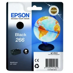  C13T26614010 Singlepack 26 Ink Cartridge Serie "Globus" Schwarz ^ Epson New