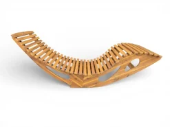 Ergonomische Schwungliege aus Akazienholz - FSC® zertifiziert ^ Prestige Home Living Outdoor Hot