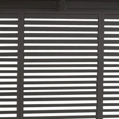 4er-Set Aluminium Paneele für Pergola -L46, Terrassenüberdachung, Lamellenpaneel Modul, 204x369cm ~ anthrazit ^ MCW Hot